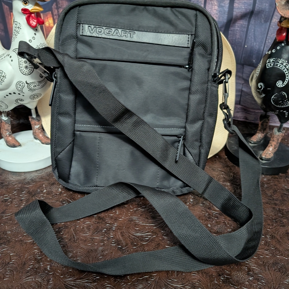 Black Men's Messenger Bag
